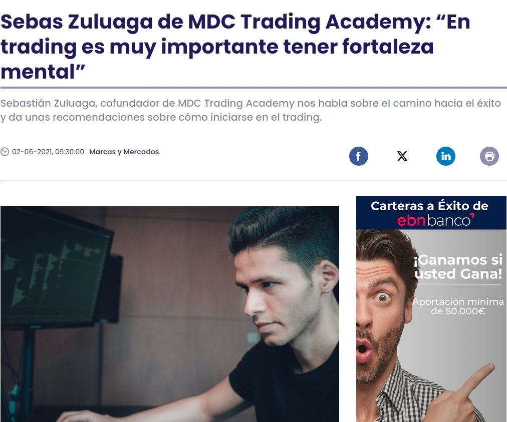 mejores cursos de trading ejemplo de publinota